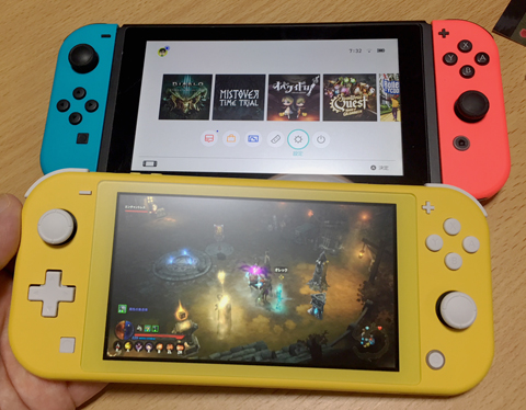 【ディアブロ3プレイ日記114】デーモンハンターSwitch Liteに引越し