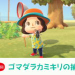 【あつまれどうぶつの森 攻略プレイ日記　第11回】ゴマダラカミキリの捕まえ方