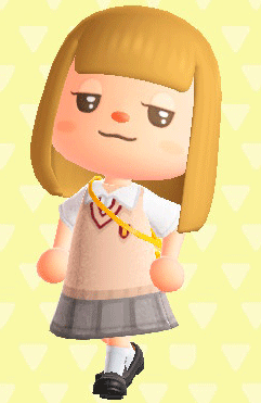 あつ森 マイデザイン60 とある科学の超電磁砲 レールガン 常盤台風制服 あつまれどうぶつの森 Gamestreams